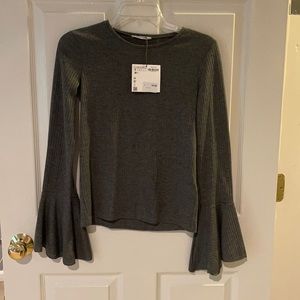 ZARA long sleeve bell sleeves